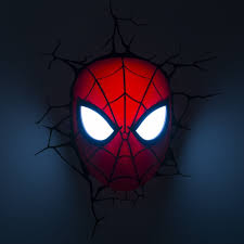 Marvel Spiderman 3d Led Wall Light