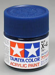 Tamiya Acrylic X4 Blue 3 4 Oz