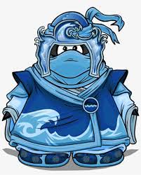 The ninja suit can only be unlocked on club penguin by buying a toy for it and unlocking the code online. Water Suit Club Penguin Ninja 1380x1648 Png Download Pngkit