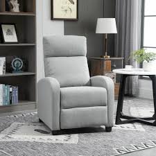 homcom fabric recliner manual home