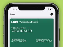 Optional Digital Covid Vaccination Card