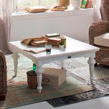 Provence White Square Coffee Table