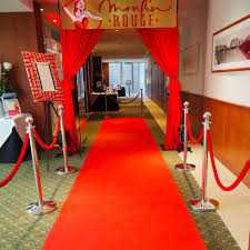 7m red carpet hire for events