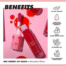 lime crime wet cherry lip gloss