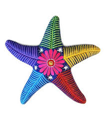 Hand Painted Starfish Decor Sea Themed