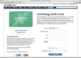 Comixology Now Offering Gift Cards The Beat