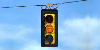 yellow traffic light signals