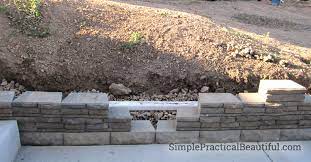 a small retaining wall simple