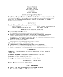 Bookkeeper Resume Template 5 Free Word Pdf Documents
