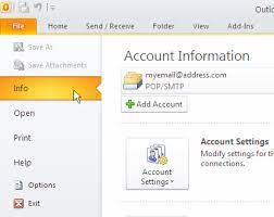 setting up outlook 2010 with smtp2go