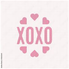 xoxo abbreviation means hugs and kisses