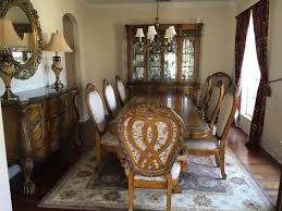 The dining room group features a rectangular dining table supported by two very detailed metal pedestals, and lushly upholstered seating. Aico Paradisio Dining Room Furniture By Michael Amini For Sale In Ocoee Fl Offerup