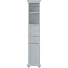 bathroom linen storage tower cabinet