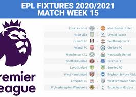 Jun 16, 2021 · premier league fixtures recap: Epl Fixtures Today 2020 21 Matchweek 15 English Premier League Experience Football