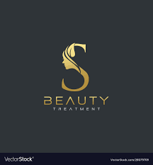 s letter luxury beauty face logo design