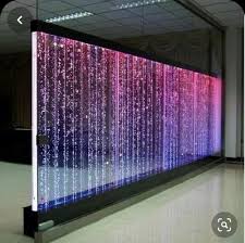 Vertical Rgb Acrylic Bubble Wall Size