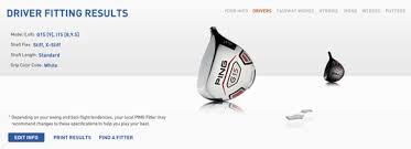 Pings Web Fit Online Fitting Program Is Fast And Easy