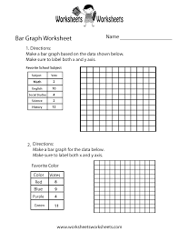Free Printable Making Bar Graph Worksheet