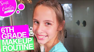 6th grade middle makeup routine
