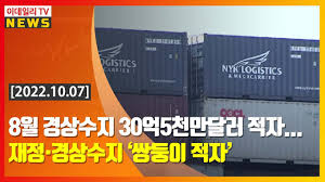 8¿ù °æ»ó¼öÁö 30¾ï5õ¸¸´Þ·¯ ÀûÀÚ... ÀçÁ¤¡¤°æ»ó¼öÁö '½ÖµÕÀÌ ÀûÀÚ' (20221007) - YouTube