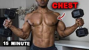 15 minute dumbbell chest workout at