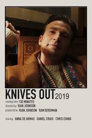 High resolution official theatrical movie poster (#9 of 15) for knives out (2019). Knives Out Movie Print Movie Posters Minimalist Film Posters Minimalist Movie Card