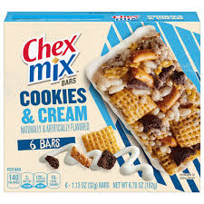 save on chex mix bars cookies cream