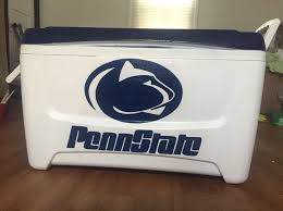 Penn State Football Painted Logo Cooler