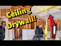 How To Install Ceiling Drywall Using A