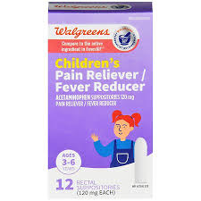 fever reducer suppositories walgreens
