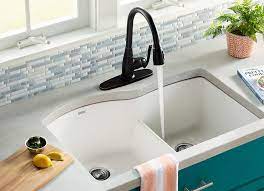Install the kitchen sink faucets according to the installation instructions that come with the faucet before dropping into the sink hole. How To Install A Kitchen Sink Wayfair