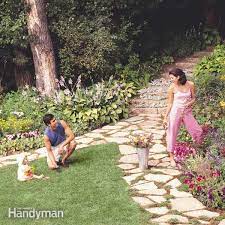 how to build a stone path diy