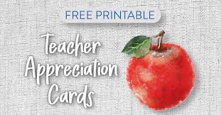 ) turn a simple gift card into a memorable present! Free Teacher Appreciation Cards Churchart Com Blog