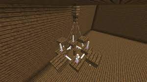 This lantern will serve as a source of light in your chandelier. You Can Make Great Chandelier If You Put Little Rabbits With Leads Detailcraft Minecraft Chandelier Ideas Minecraft Chandelier Minecraft Decorations