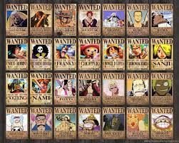 One Piece Wanted Posters Wallpapers ...