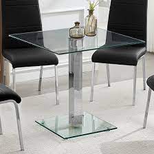 Hartley Clear Glass Top Bistro Dining