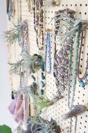 try this genius pegboard jewelry