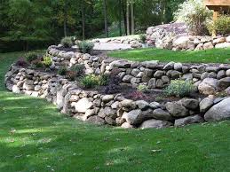 Rock Wall Ideas For A Sloped Yard