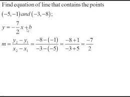 writing linear equations