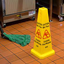 lavex 27 caution wet floor cone shaped