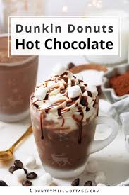 dunkin donuts hot chocolate