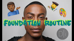 foundation routine for black men