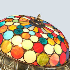 Stained Glass Dome Flush Mount Ceiling