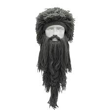 Amazon Com Unisex Crazy Wig Long Beard Personality Beanies