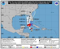 Tropical Storm Ian path update: Ian's ...