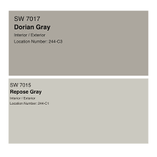 sherwin williams dorian gray sw 7017