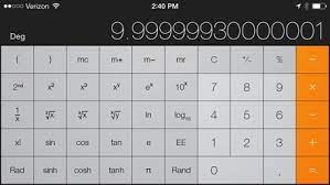 a look at calculator accuracy in ios