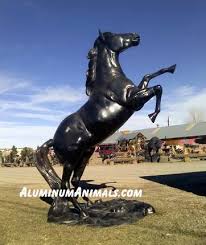 Horses Aluminum Yard Art