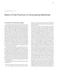 Chapter 2 State Of The Practice In Forecasting Methods Assessing