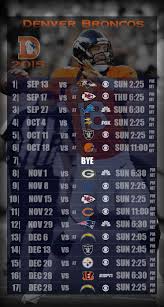 Here Is My Broncos 2015 Schedule Wallpaper Denverbroncos